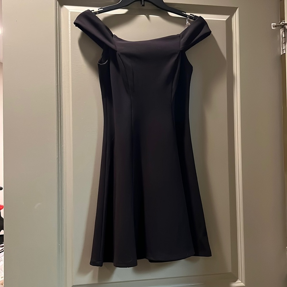 Junior girls off shoulder dress